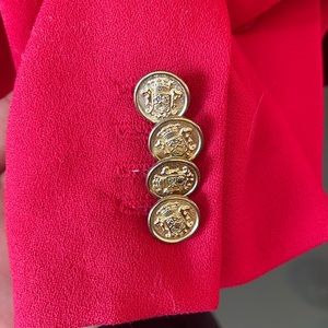 Smythe Duchess Blazer Red Size 6